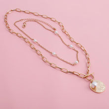 Load image into Gallery viewer, Vintage Pearl Coin Necklace
