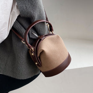 Matte Designer Mini Bucket Bag