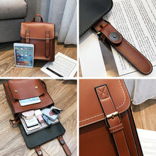 Load image into Gallery viewer, Retro Leather Backpack
