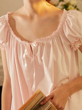 Load image into Gallery viewer, Anika&#39;s Puff Sleeved Princess Pajama Set
