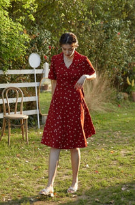 Scarlett's Red Picnic Dress