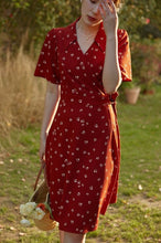 Load image into Gallery viewer, Scarlett&#39;s Red Picnic Dress
