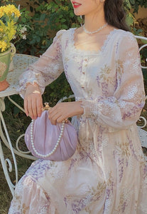 Brigitte's Floral Picnic Dress