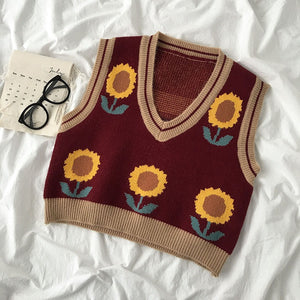 Sunflower Sweater Vest