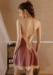 Susan's Velvet Royal Nightgown