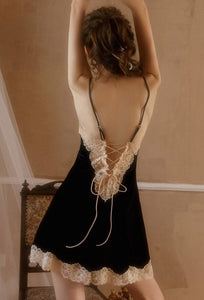 Susan's Velvet Royal Nightgown