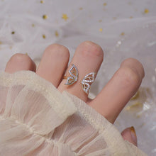 Load image into Gallery viewer, Glimmering Butterfly Ring Set
