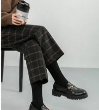 Load image into Gallery viewer, Dark Academia Plaid Trousers
