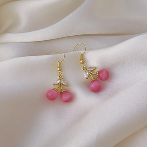 Petite Cherry Earrings