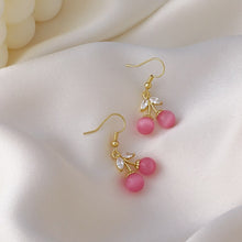 Load image into Gallery viewer, Petite Cherry Earrings

