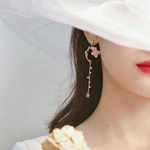 Drop Flower Vine Earrings