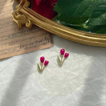Load image into Gallery viewer, Cottagecore Tulip Earrings
