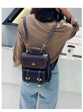 Load image into Gallery viewer, Honey Bee Designer Messenger Mini Backpack
