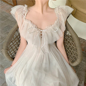 White Swan Mini Dress