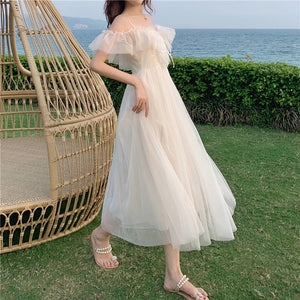 White Swan Mini Dress
