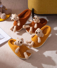 Load image into Gallery viewer, Teddy Plush Slippers
