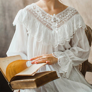 Vintage Victorian Cotton Nightgown